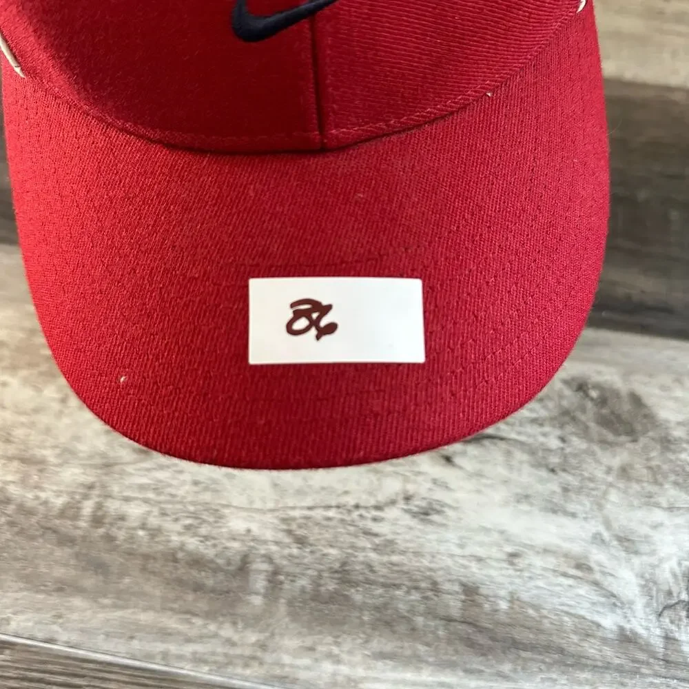 Vintage Red‎ Nike Red NBA Cleveland Cavaliers Spell Out Swoosh Hat 2000s Y2K M